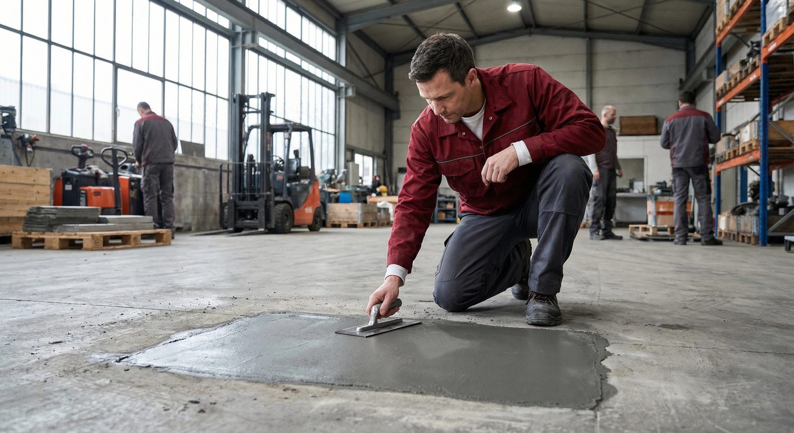 Boydur® M12 — MMA esaslı hızlı zemin tamir harcı ile endüstriyel beton yüzey onarımı