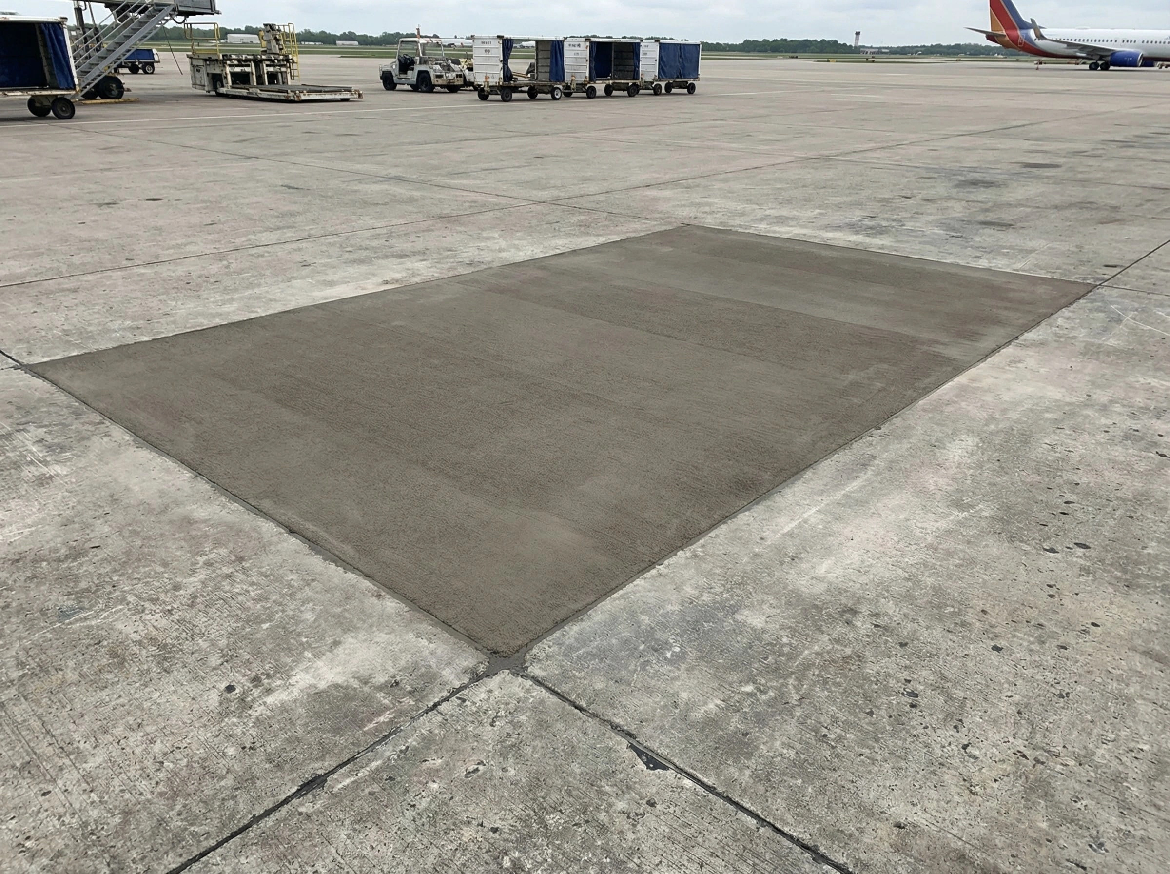 Ağır trafik sahası — dayanıklı yüzey