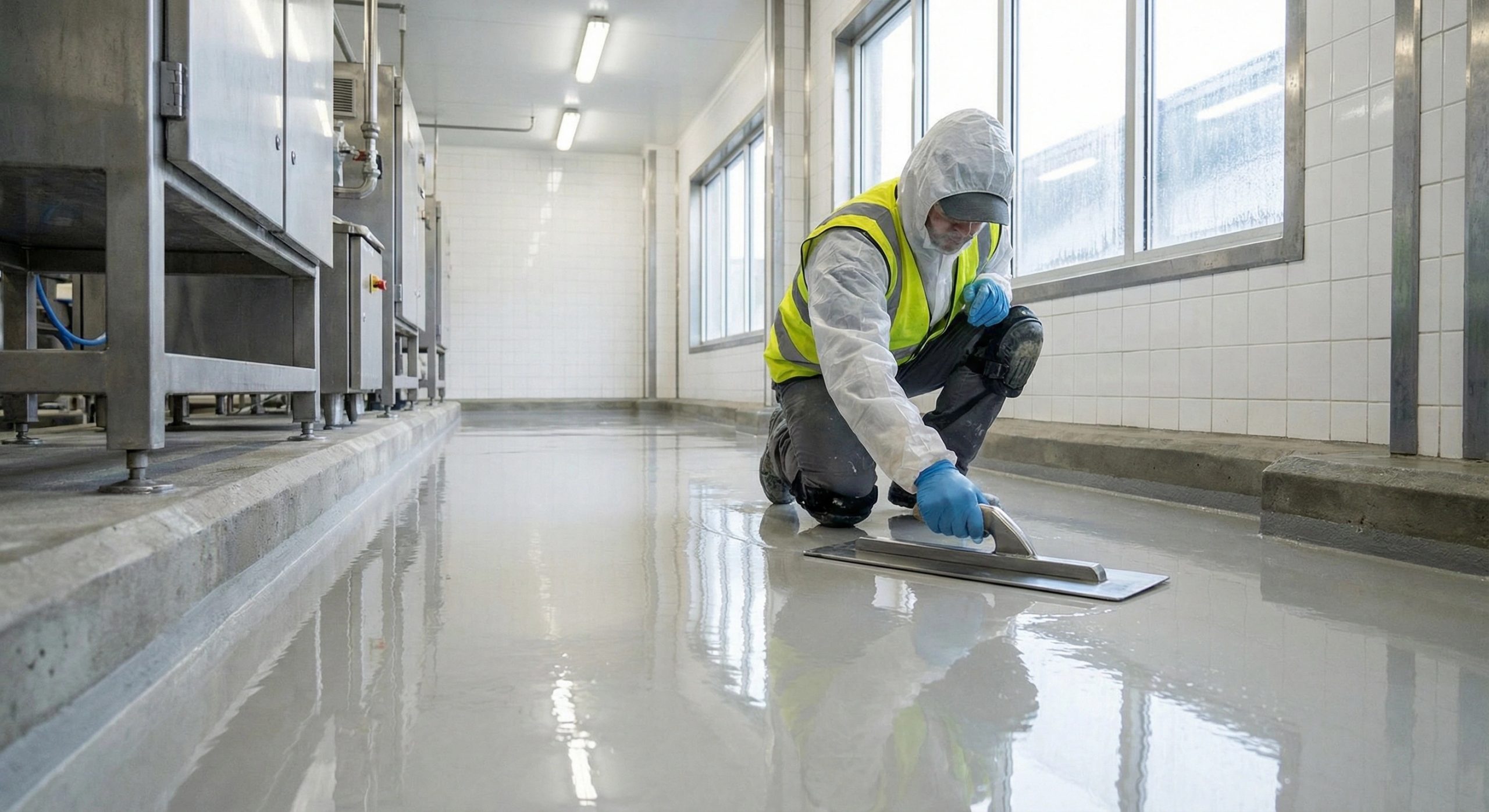 MMA reçine — viskoz akış ve temiz cam yüzey